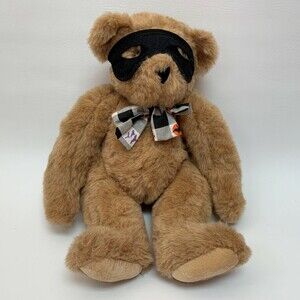 The Vermont Teddy Bear Plush Stuffed Animal Brown 1994 Movable Arms 17"
